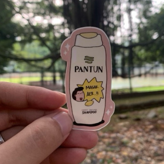 

Sticker Vinyl - Shampoo Pantun