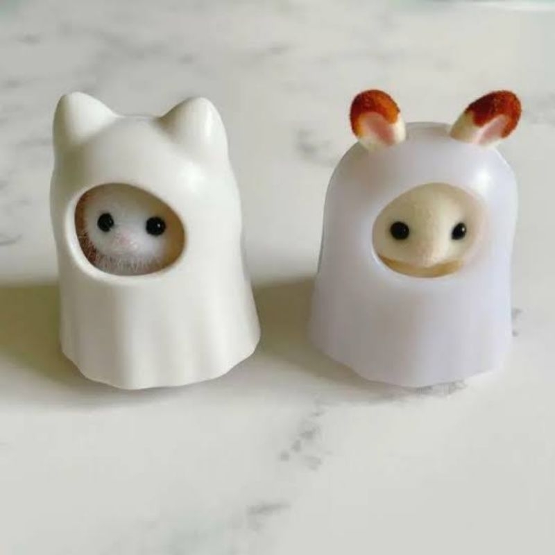 [READY] Sylvanian Families ✨️Ghost Bunny ✨️Ghost Cat Original 100%