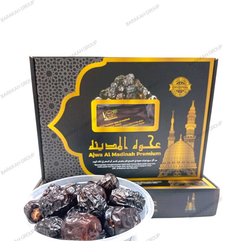 

Kurna Ajwa Madinah Premium JUMBO 1kg Kemasan Kardus