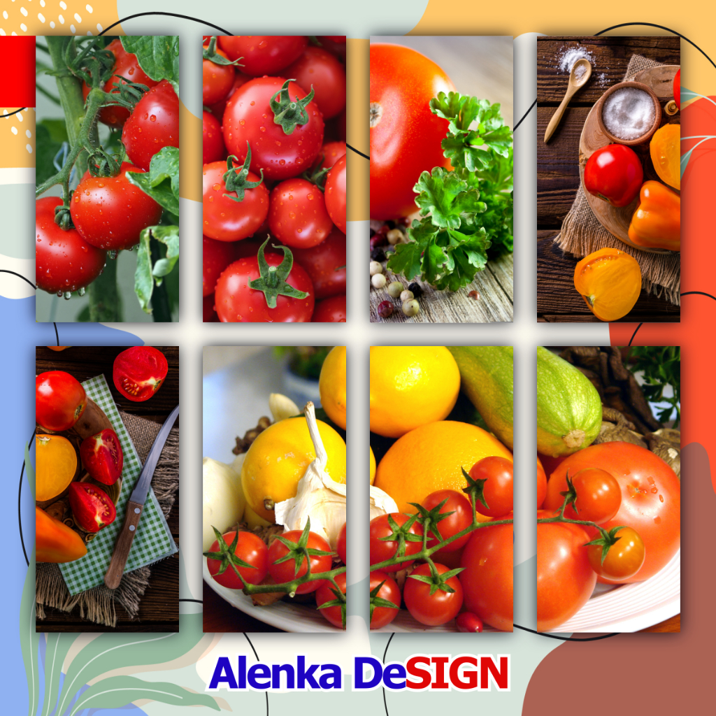 15 x 30 Premium | Hiasan dinding, Dekorasi Rumah Dapur Kamar, Hiasan Modern, Tema Buah dan sayur