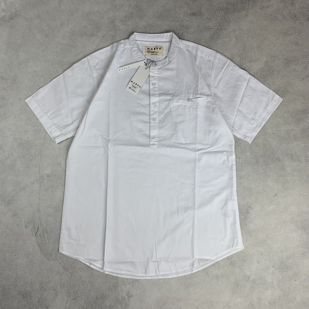 Baju Koko Putih Pria - Baju Koko Kurta Bahan Katun Polos Putih