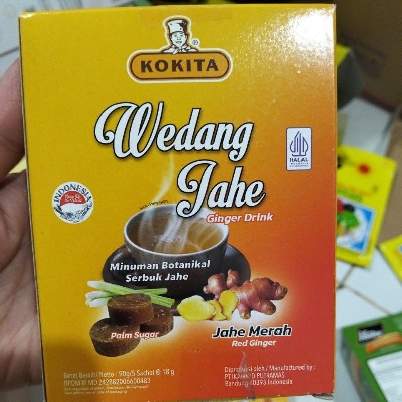 

Kokita Wedang Jaha Ginger Drink isi 5 Sachet @18 g