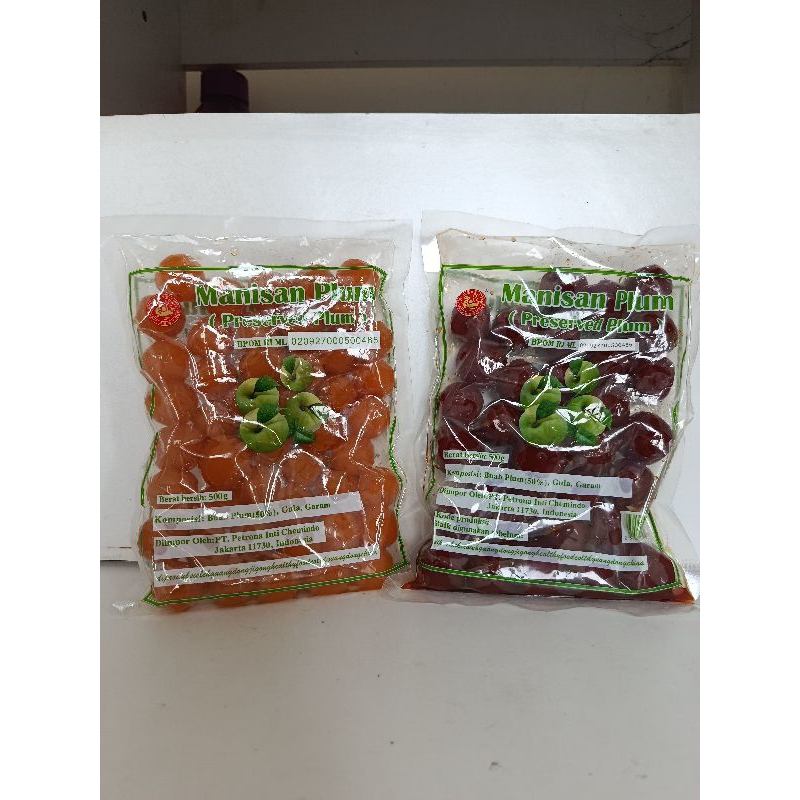 manisan plum (preserved plum)