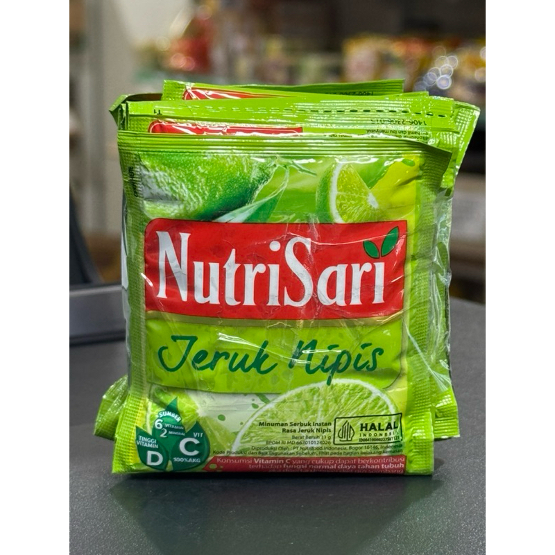 

Nutrisari rasa Jeruk Nipis 11gr x 10 pcs (1 baris)