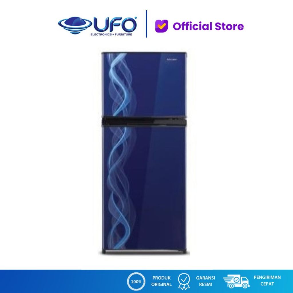 Sharp SJ197NDVB2 Kulkas 2 Pintu 172 Liter