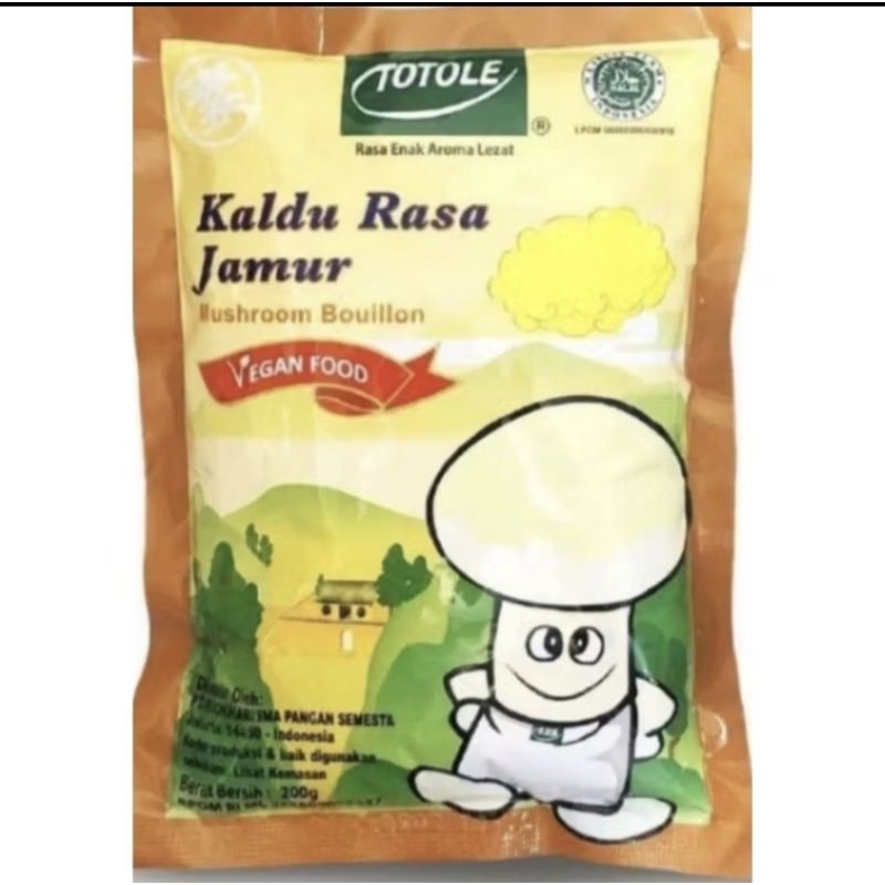 

Totole Kaldu Rasa Jamur Mushroom Bouillon Vegan Food 400 gram