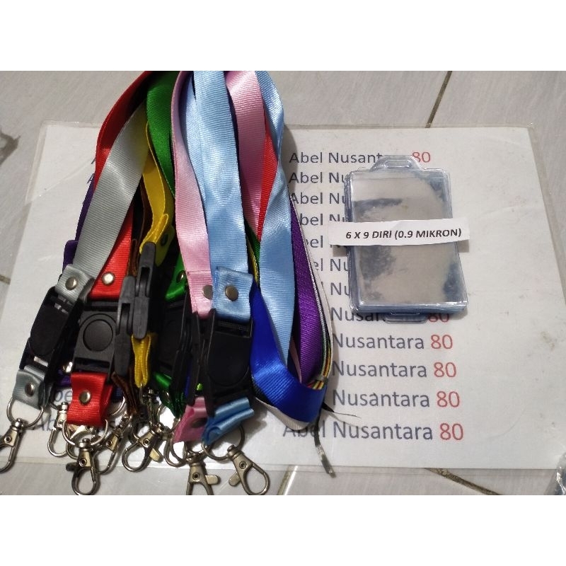 

paket Tali 2cm stofer+plastik panitia uk 6x9 Diri isi paket 10 pcs tebal plastik 0, 9 mikron