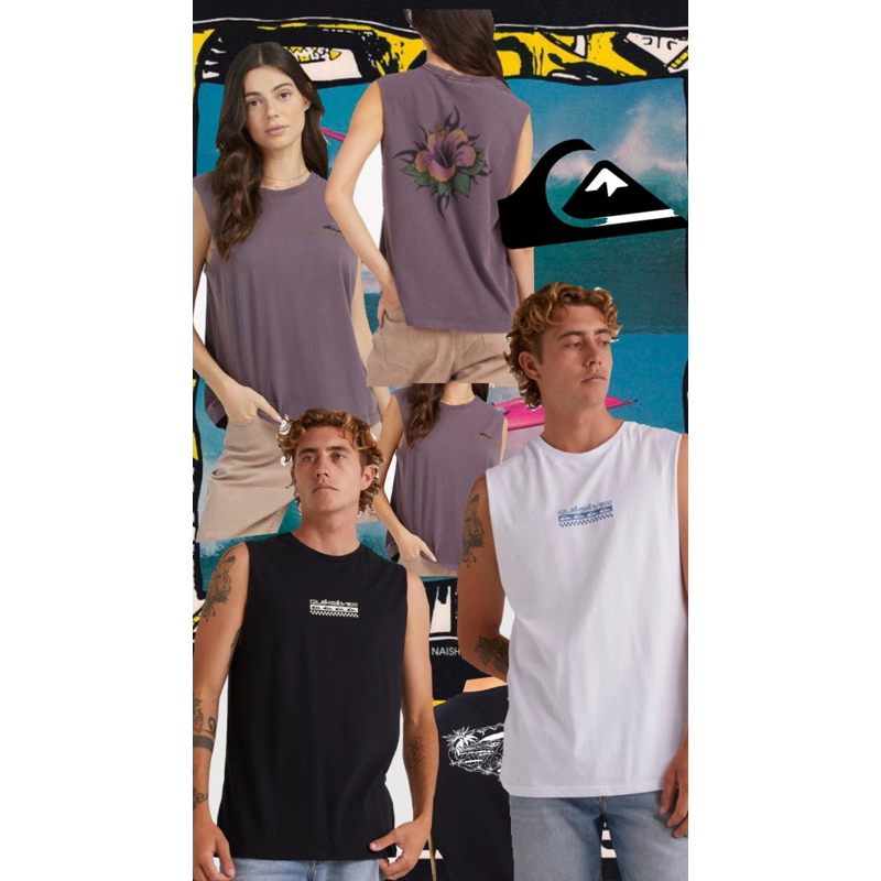 Muscle Tank Quiksilver // Tank Top Quiksilver // Singlet Quiksilver // Kaos Buntung Quiksilver // Ka