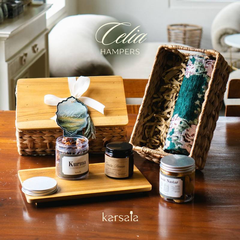 

KARSALA - Celia Package Hampers Lebaran 2025 | Parcel Anyaman Multifungsi Idul Fitri | Eid Mubarak Hampers | Parsel Ramadan | Gift Idea | Handwash Room Linen Sajadah Kue Kering | Ramadhan Cantik Murah Aesthetic Natural Elegant