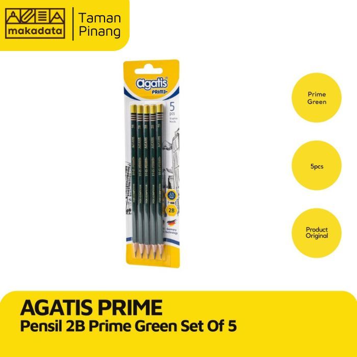 

AGATIS PENCIL / PENSIL 2B PRIME GREEN AGATIS SET 5 / PENSIL 2B PRIME GREEN AGATIS SET 5 (1 SET)