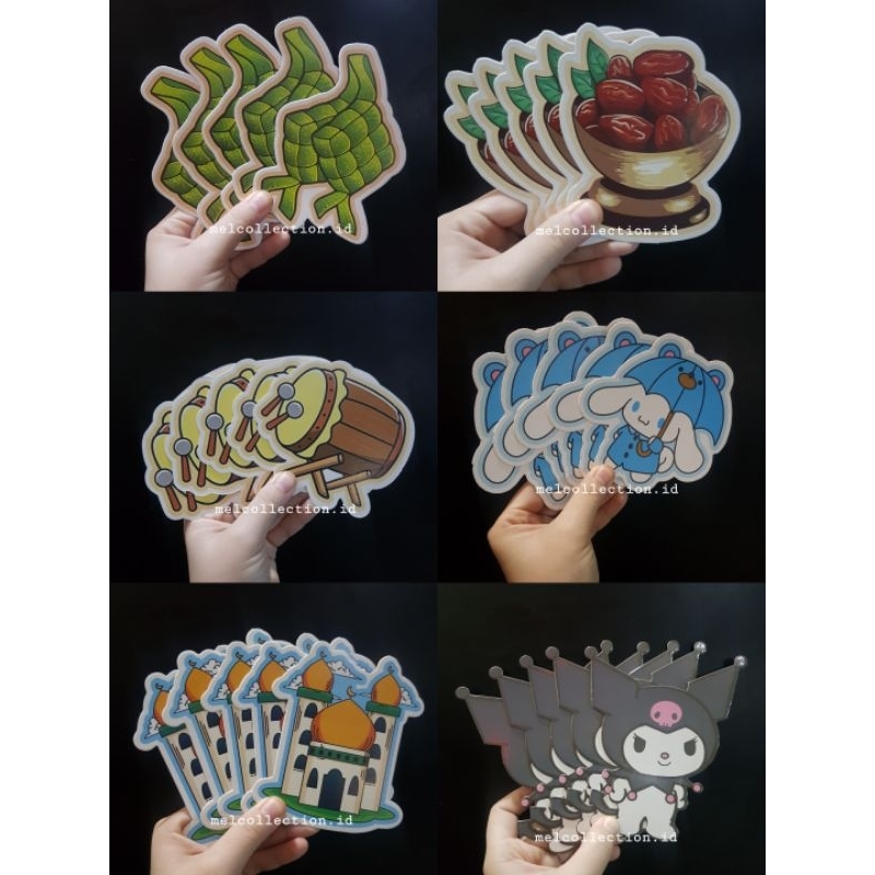 

[isi 5lbr] 1 pack isi 5 lembar Amplop Lebaran Karakter Kartun Lucu Bahan Tebal 3D