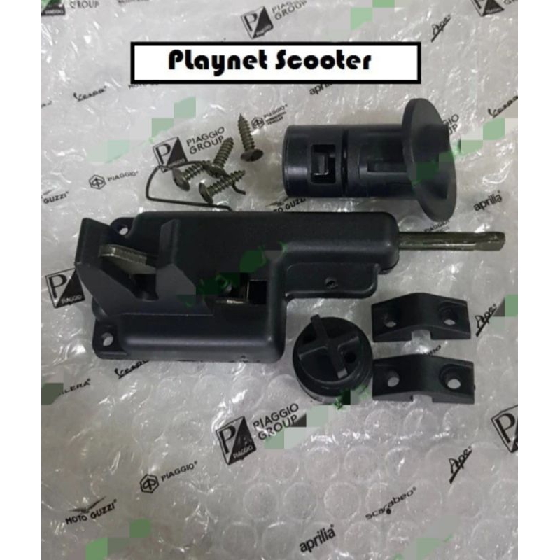 Pengunci Kunci Jok Piaggio Zip Set