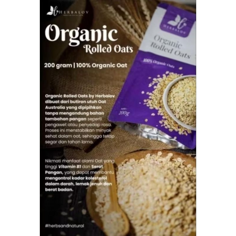 

ORGANIK ROLLED OAT HERBALOV
