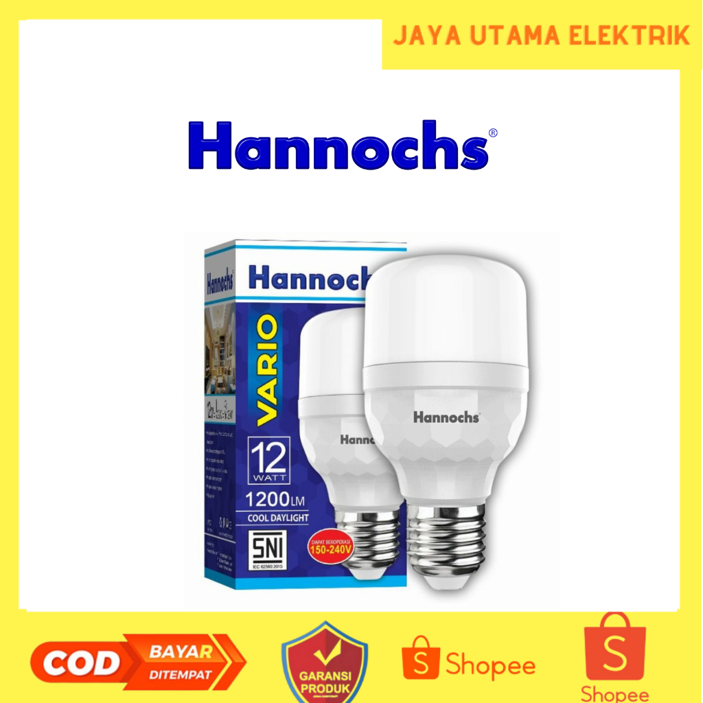 Lampu Led Hannochs Vario 12 Watt Bohlam Hannochs Led Vario 12 Watt