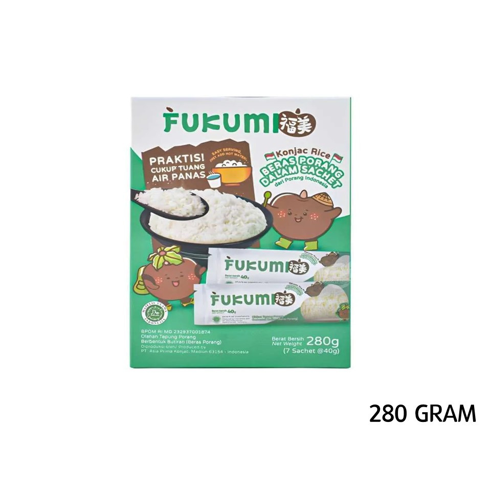 

Fukumi Beras Porang 280gr