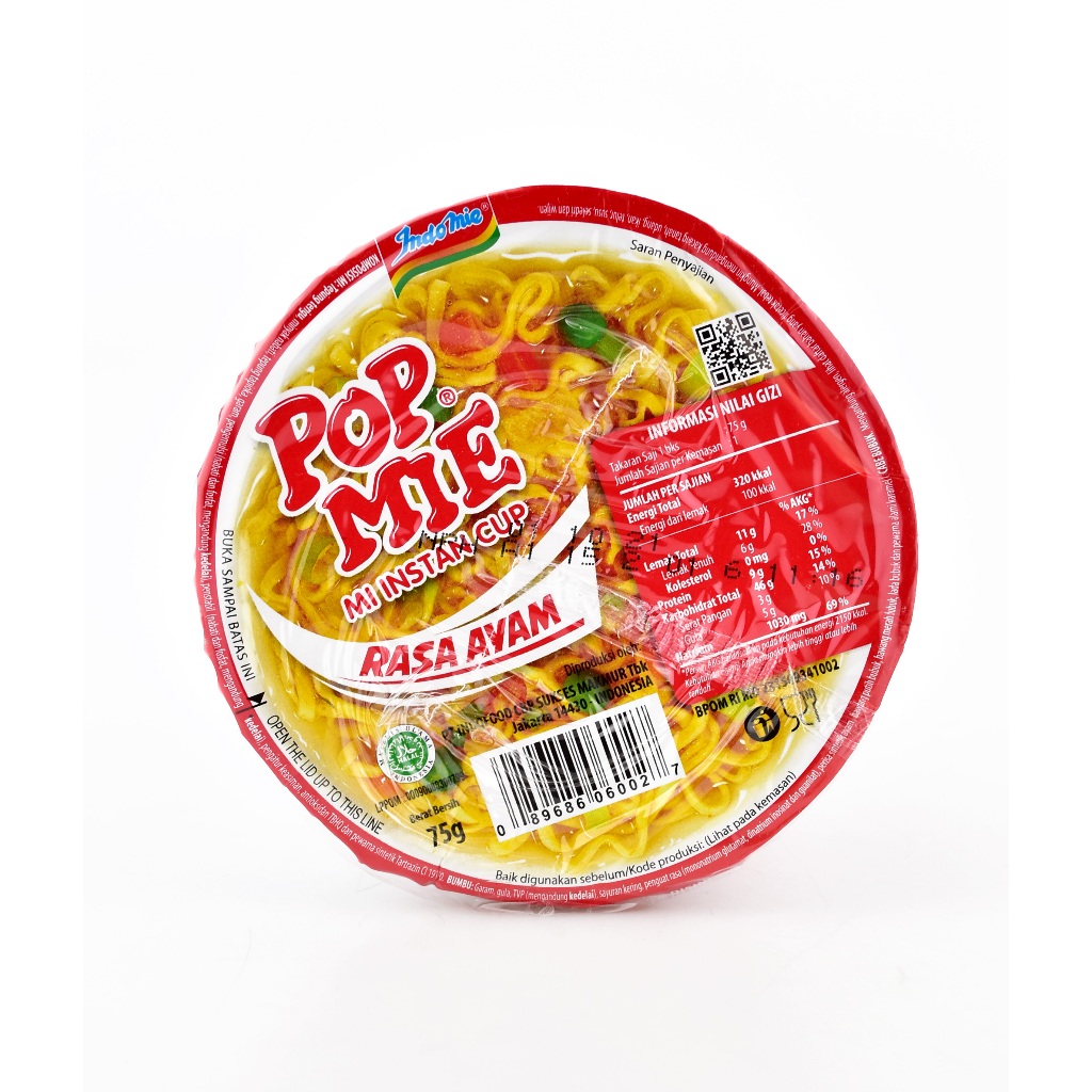 

Pop Mie Cup All Varian 77g