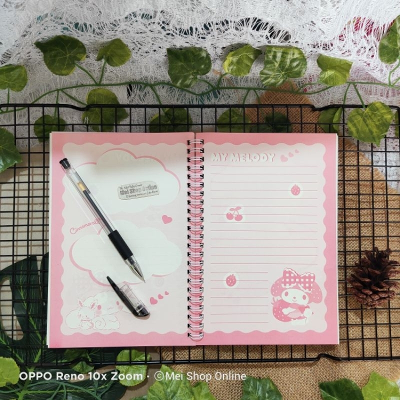 

diary ring fancy spiral A5 cinnamorol