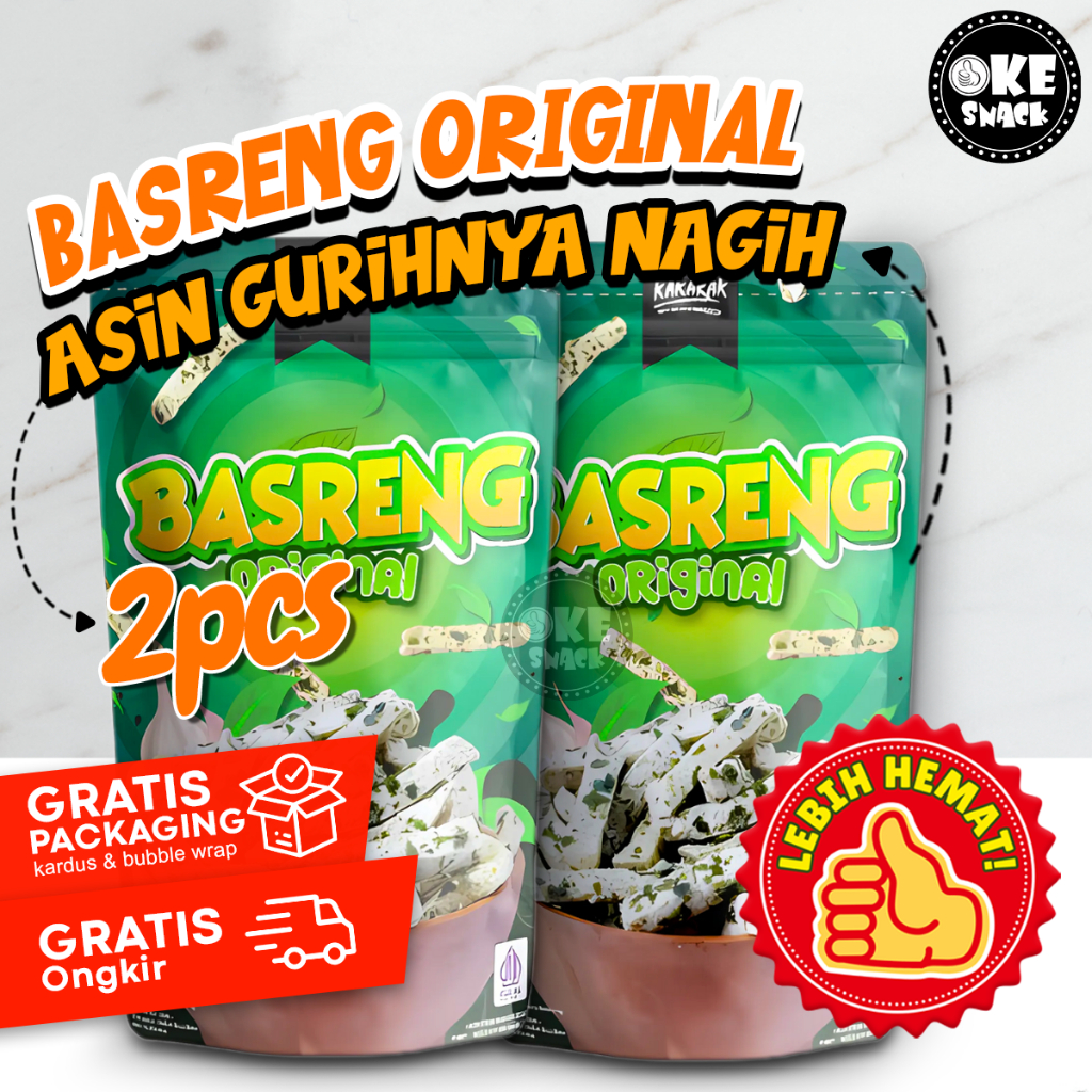 

Paket Hemat Basreng Kakarak Original Daun Jeruk 90gr isi 2