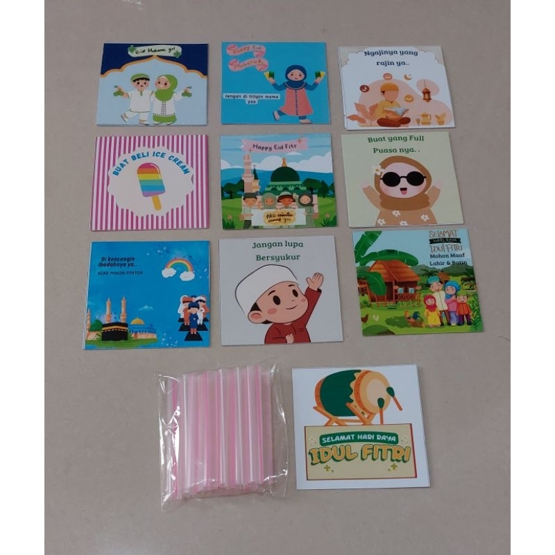 

Amplop Lebaran Sedotan (D)