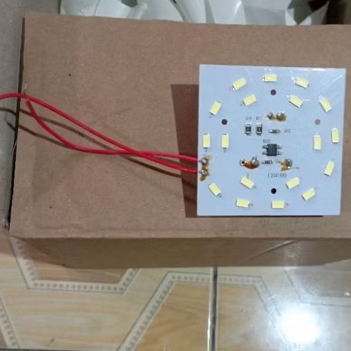 PCB Lampu LED 12 watt  220V , cahaya putih terang