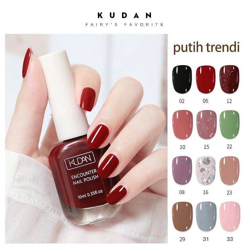 KUDAN PEEL OFF Nail Polish Kutek Halal Muslimah bisa untuk sholat bisa dicuci kutek Halal Kutek Peel