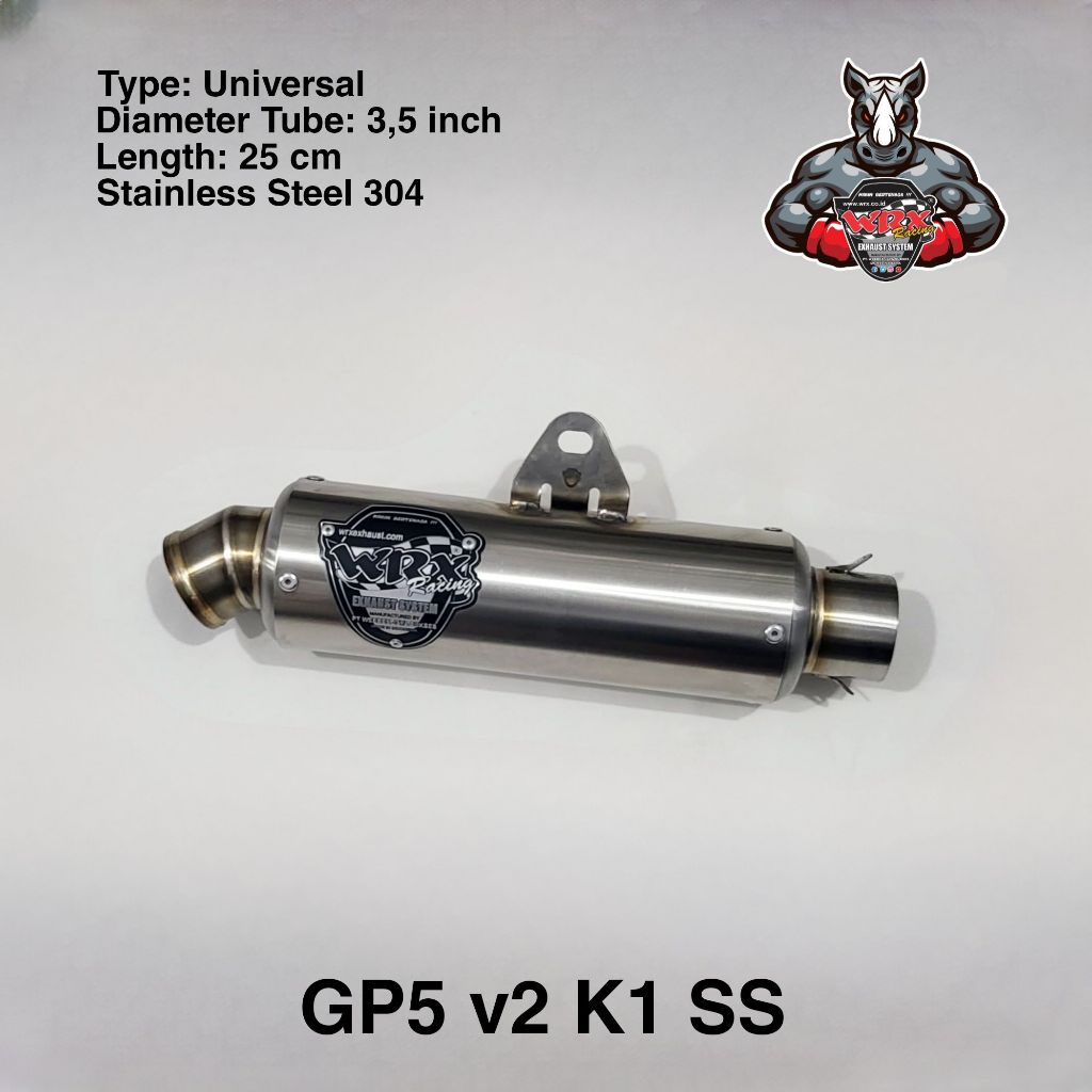 Knalpot WRX GP5 v2 SS K150 New Jupiter MX