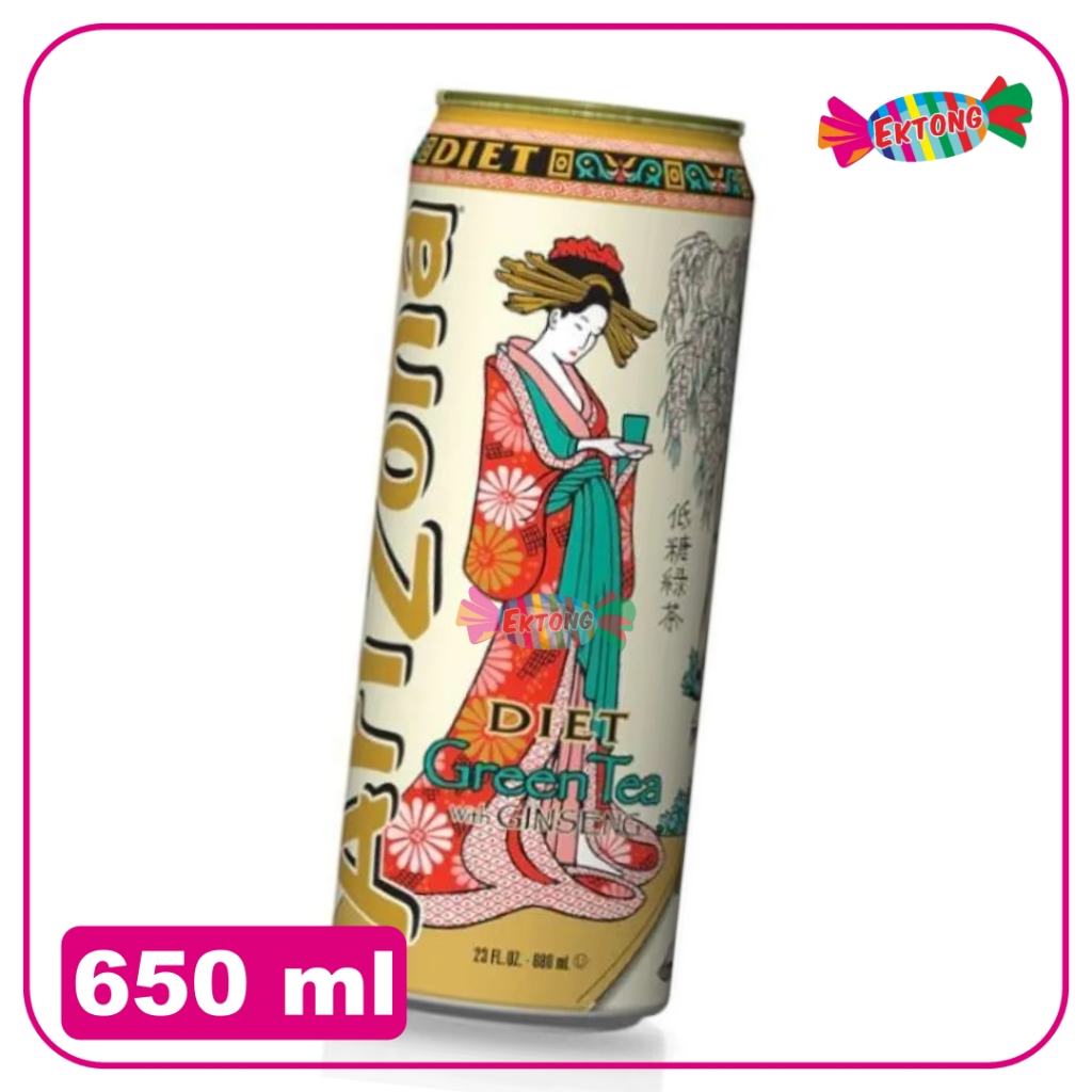 

Arizona DIET GREEN TEA WITH GINSENG ( SUGAR FREE ) 650ml