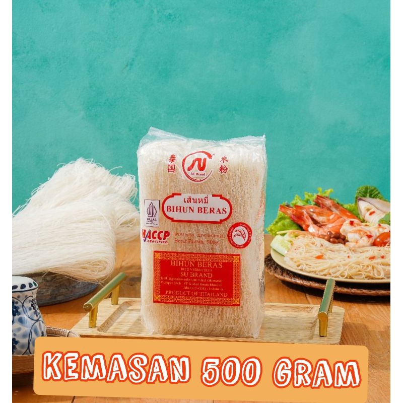 

500 gram Bihun beras thailand label halal super rice