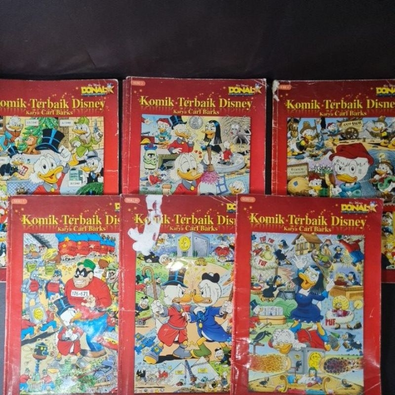 Majalah Komik Bekas - Komik Terbaik Disney karya Carl Barks
