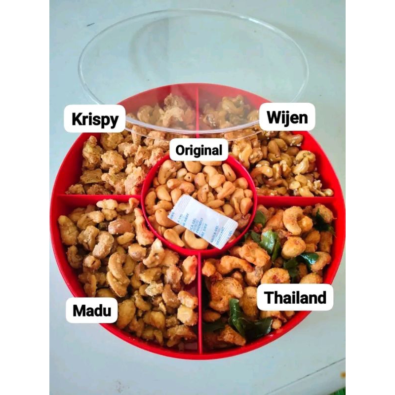 

Kacang Mede Tray Bulat