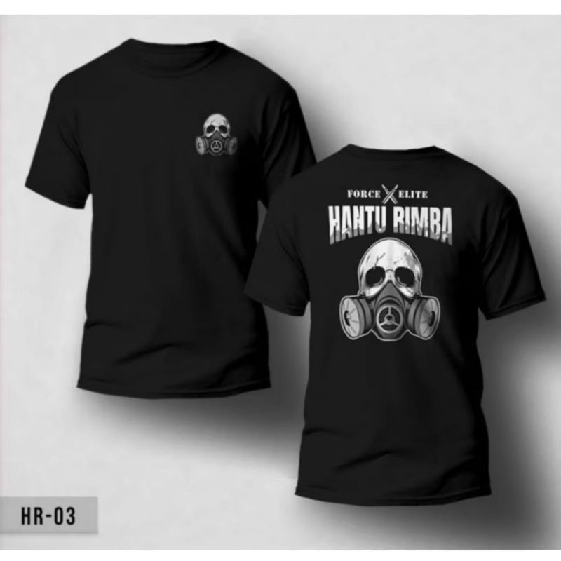 KAOS HANTU RIMBA HITAM