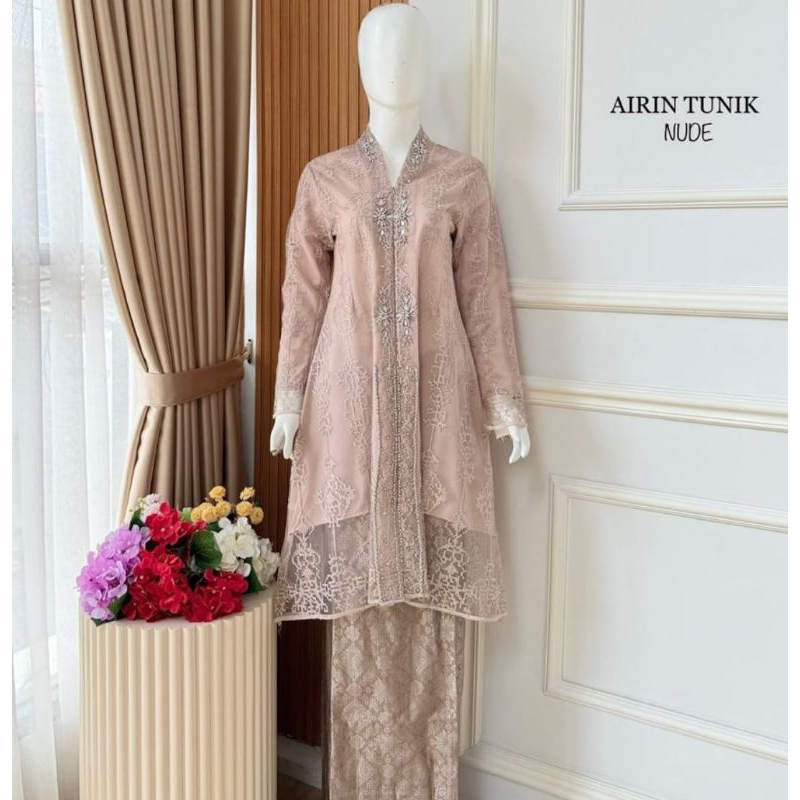 Kebaya Airin Tunik Set Songket Tunik Pesta Baju Kondangan
