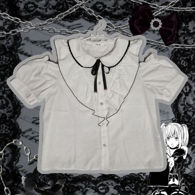 Majoretty jirai kei ryousangata original top blouse coquette lolita landmine girl tenshi kawaii hara