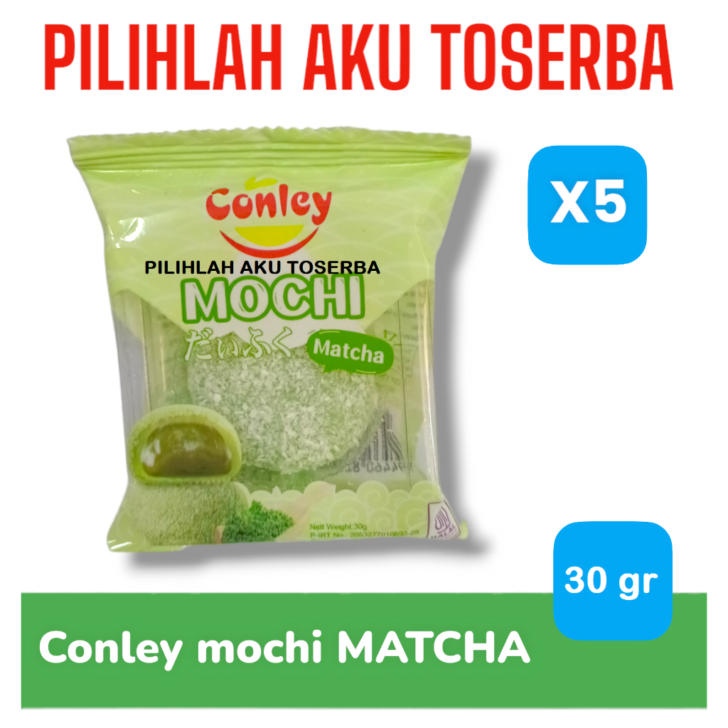 

Conley MOCHI Rasa MATCHA - ( HARGA 5 PCS )