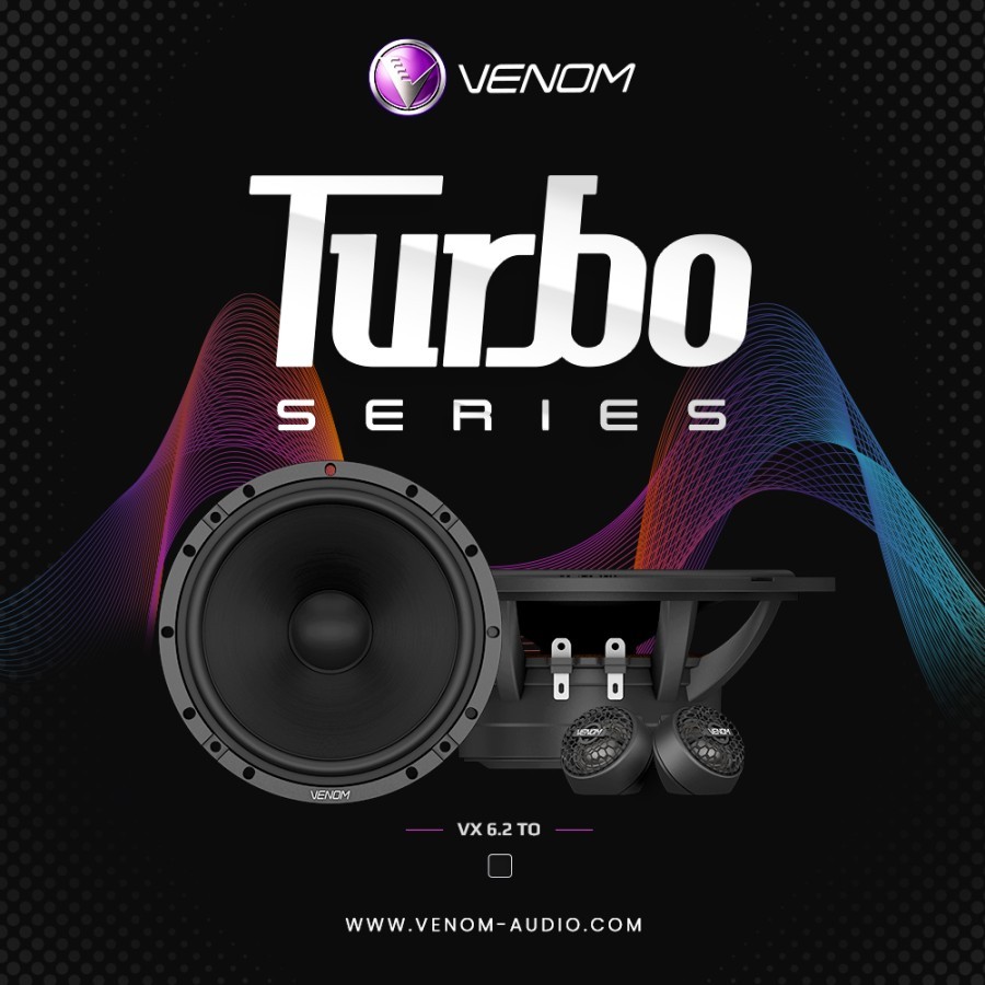 Speaker Split 2 way Venom Turbo VX 6.2 TO Baru