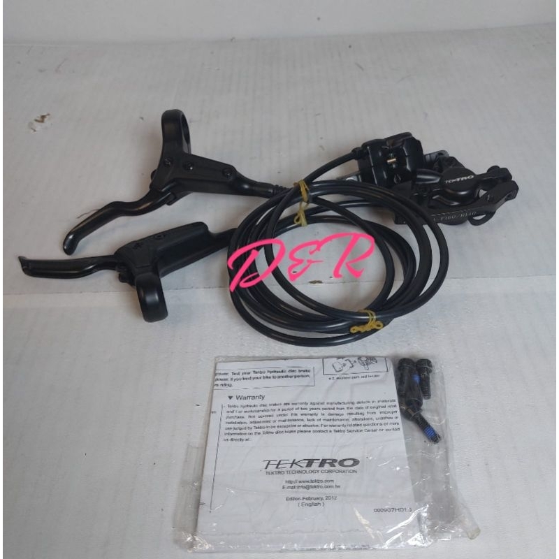 Brake Set Rem Hidrolik Tektro Brake Set Sepeda Original MTB Seli DLL