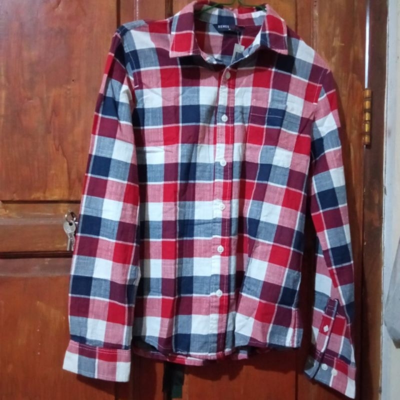 Kemeja Flannel Henus Edwin Original