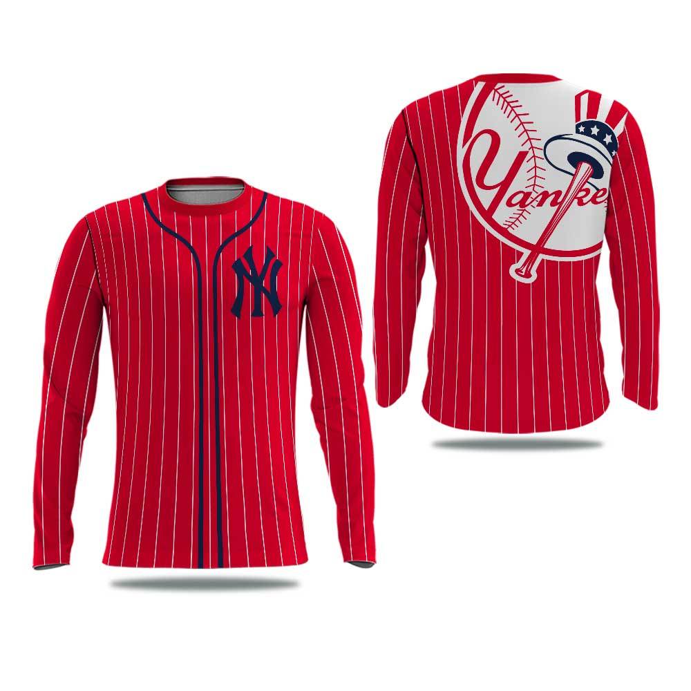 Kaos JERSEY Baseball Kaos Pria Wanita Tangan Panjang