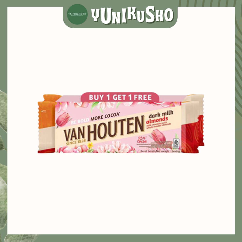 

VANHOUTEN Dark Milk Chocolate 40 g VALENTINE EDITION