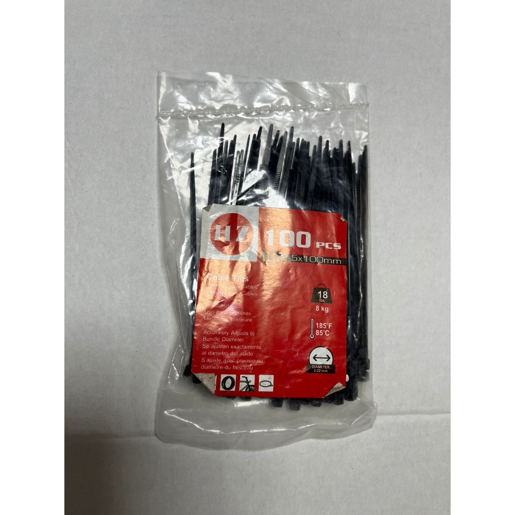 

Cable Ties HZ 2,5x100mm 100pcs