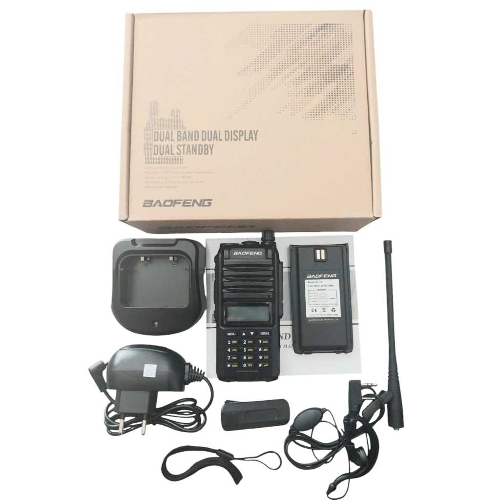 HT BAOFENG A58S DUAL BAND TRI BAND TAHAN AIR BATERAI 2800MaH