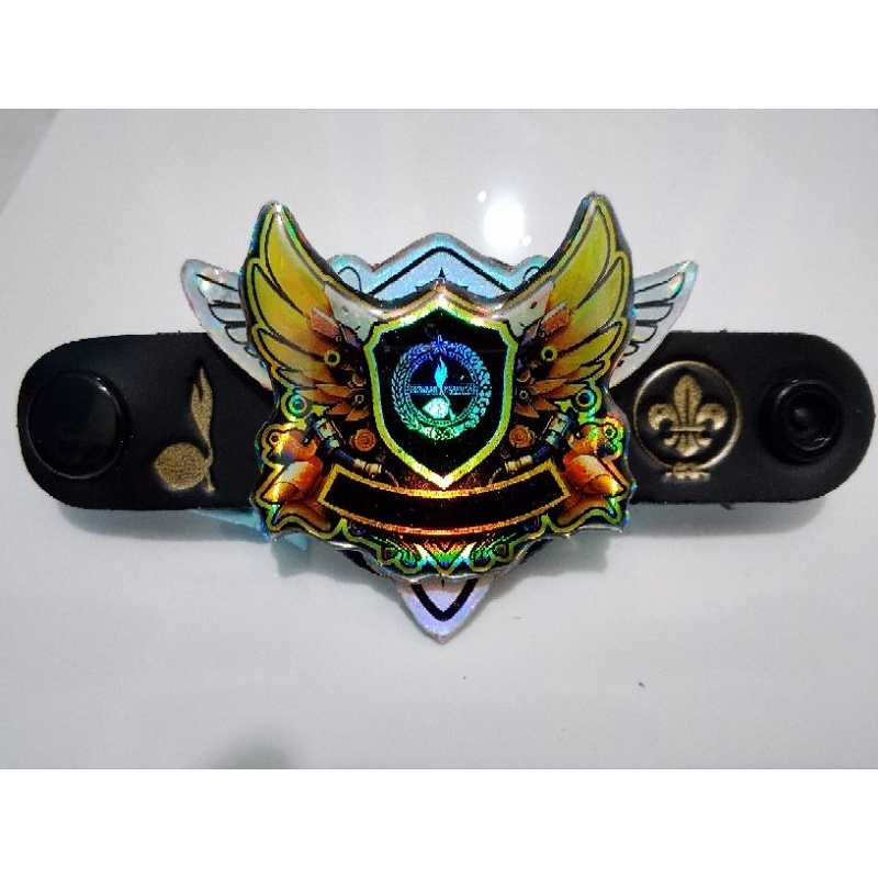 

Ring kacu pramuka terbaru tumpuk ukirnama sendiri/Regu