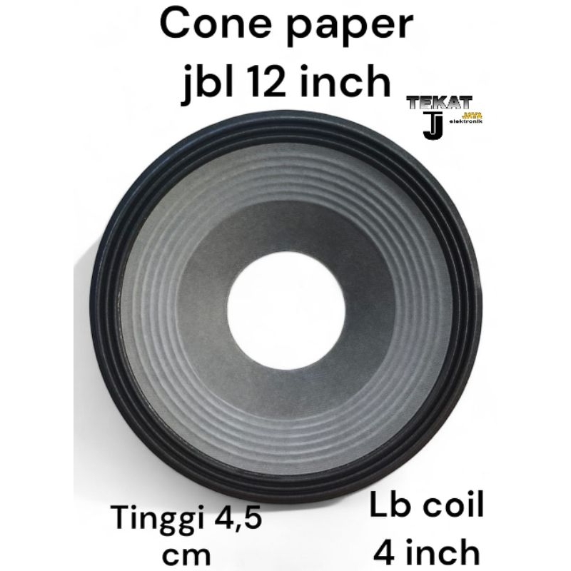 daun jbl ACR premier konus cone paper kertas speaker 12 inch abu abu lubang spool coil 4 inch
