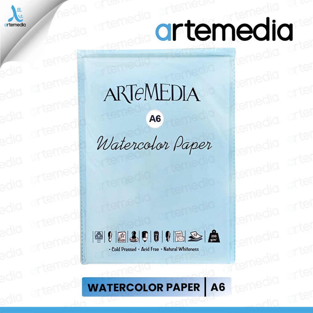 Artemedia Watercolor Paper A6 Kertas Cat Air