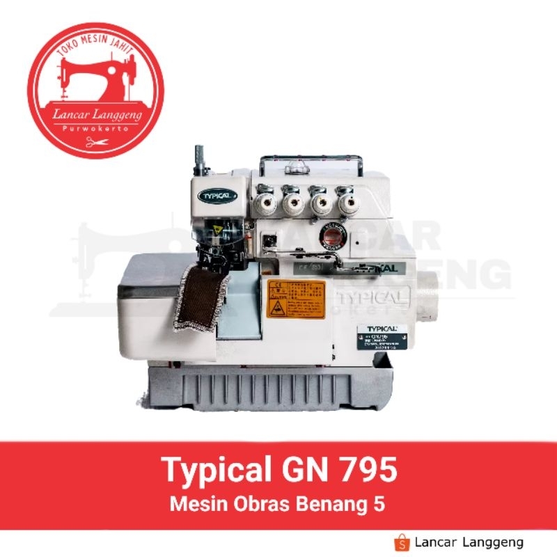 Mesin Obras Benang 5 Typical GN 795
