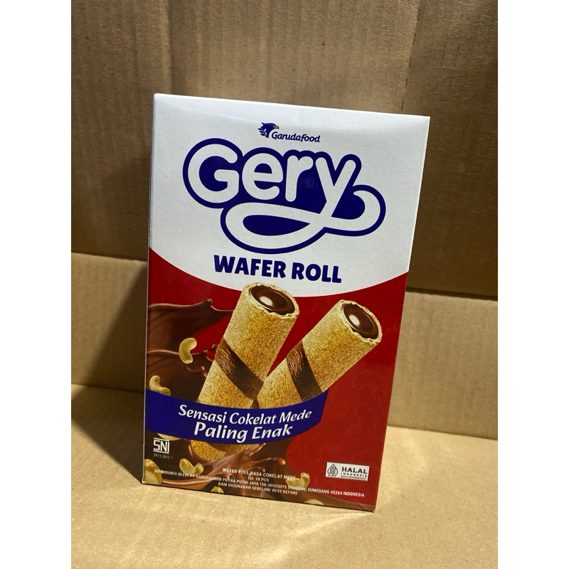 

Garudafood Gery Wafer Roll Coklat box isi 20pcs