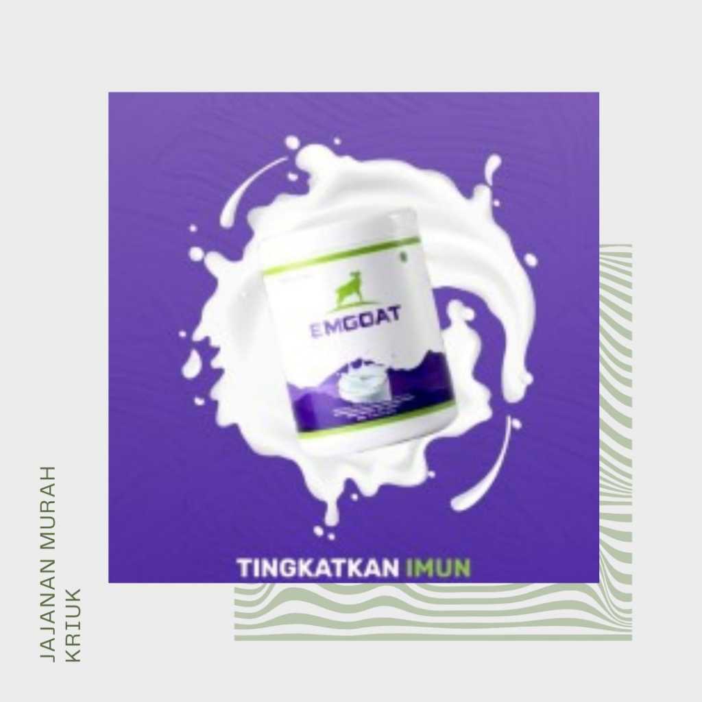 

Emgoat Susu Kambing Etawa – Alternatif Sehat, Kaya Kalsium & Nutrisi, Cocok untuk Semua Usia