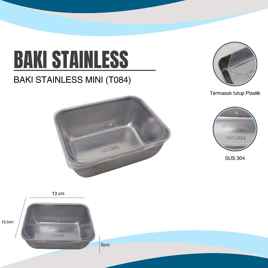 KOTAK /KOTAK NAMPAN/ NAMPAN STAINLESS/KOTAK TUTUP/KOTAK TUTUP SERBAGUNA/ STAINLESS TUTUP.