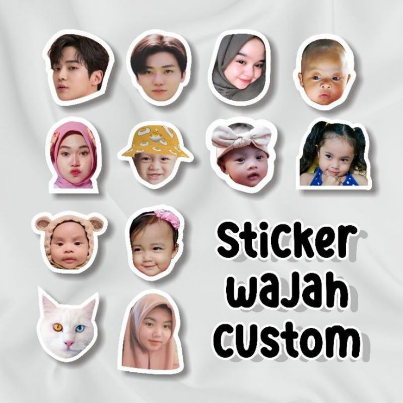 

sticker custom wajah || picture gift