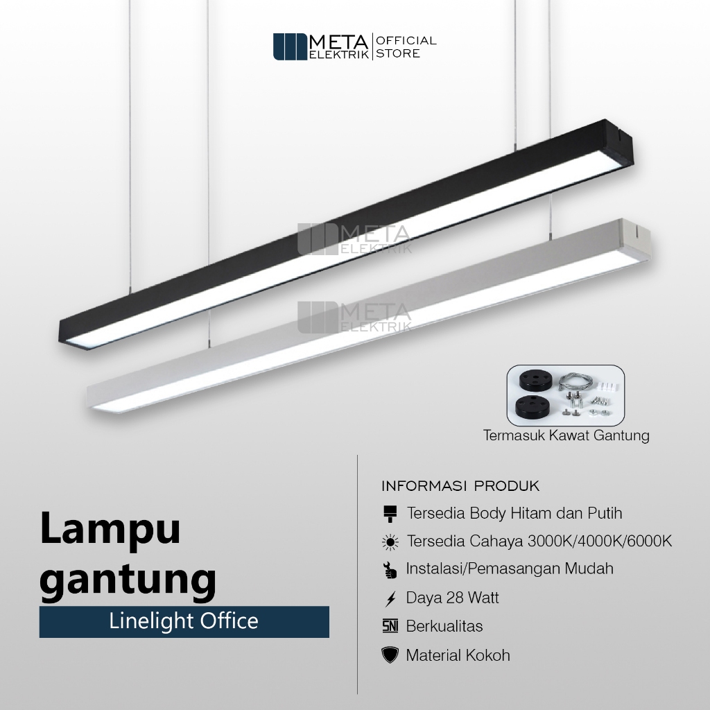 Lampu Gantung LED kantor minimalis lampu gantung
